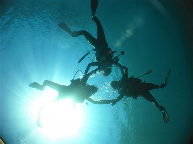 #中性浮力#リング潜降