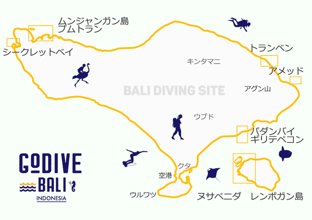 バリ島ダイビングポイント