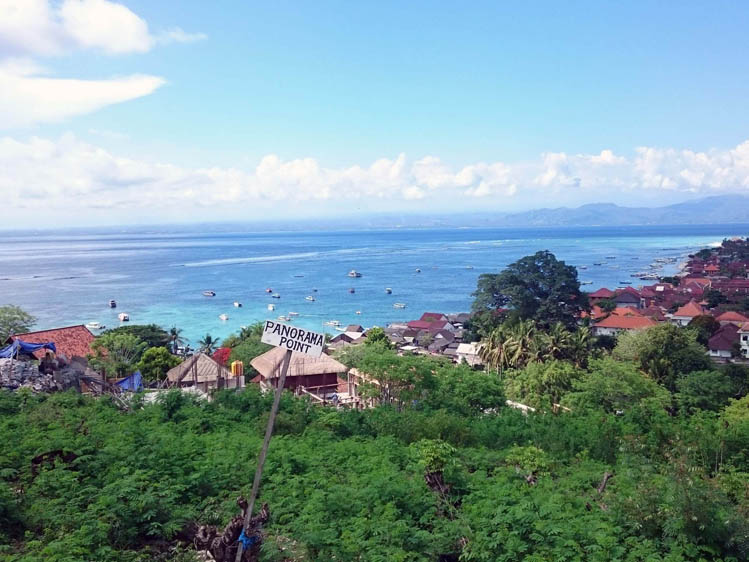 レンボンガン島のパノラマポイント