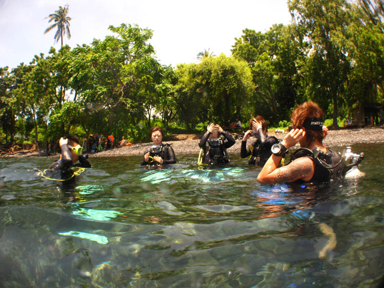 トランベンビーチはライセンス講習にぴったり