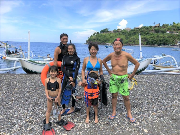 大人から子供まで家族で楽しめるバリ島シュノーケリング